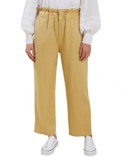 Linen Paperbag Waist Pant