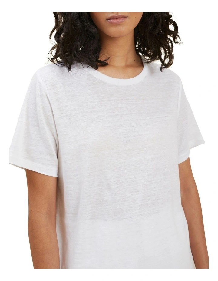 Core Linen Boxy Tee 4 Core Linen Boxy Tee - Image 4
