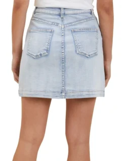 Core Denim A Line Mini Skirt 6 Core Denim A Line Mini Skirt -Heritage 840821140 3 720x928
