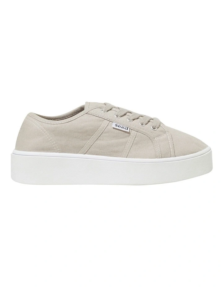Billie Flatform Sneaker In Grey 1 Billie Flatform Sneaker In Grey