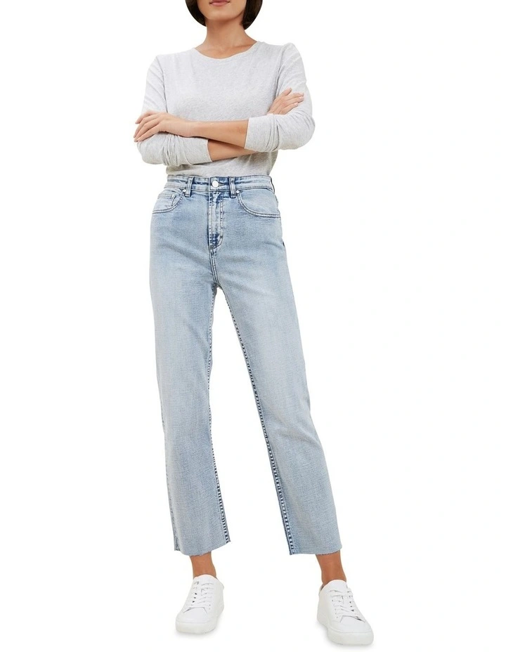 Core Straight Leg Jean Light Blue 2 Core Straight Leg Jean Light Blue - Image 2