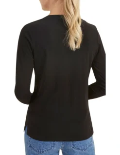 Core Long Sleeve Top Black -Heritage 884223100 4 720x928