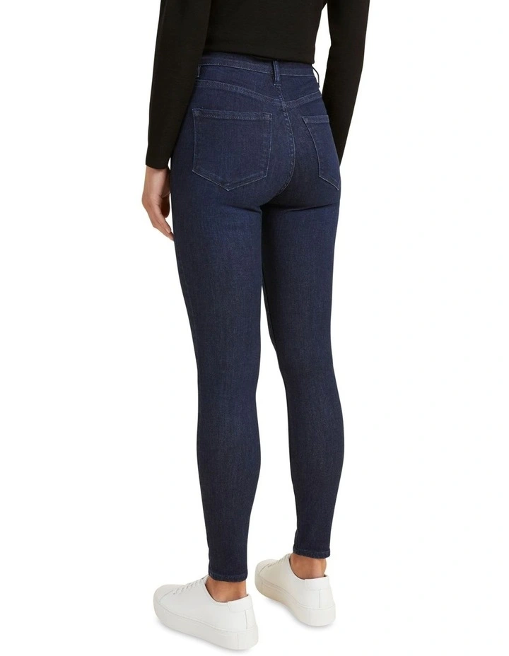Core High Waist Skinny Jean Bold Indigo 4 Core High Waist Skinny Jean Bold Indigo - Image 4