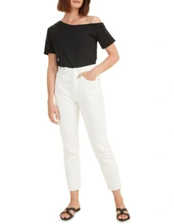 Core Slim Leg Rigid Jean Cloud Cream