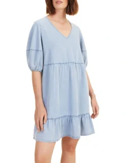 Frill Hem Mini Dress