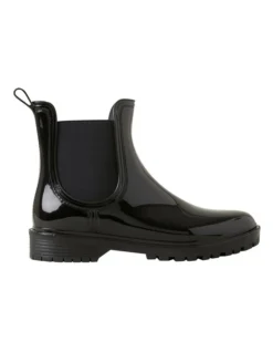 Emily Jelly Black Ankle Boot