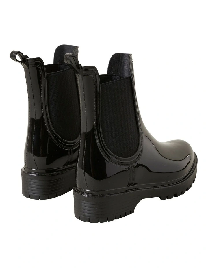 Emily Jelly Black Ankle Boot 3 Emily Jelly Black Ankle Boot - Image 3