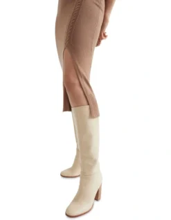 Cable Midi Split Skirt 7 Cable Midi Split Skirt -Heritage 905684140 3 720x928