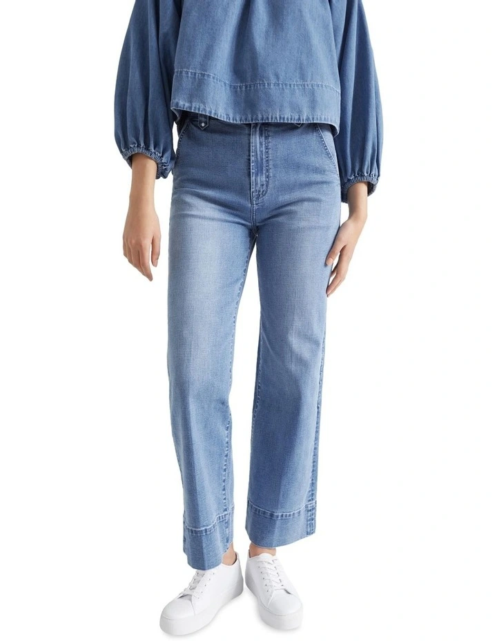 Wide Leg Denim Pant 1 Wide Leg Denim Pant