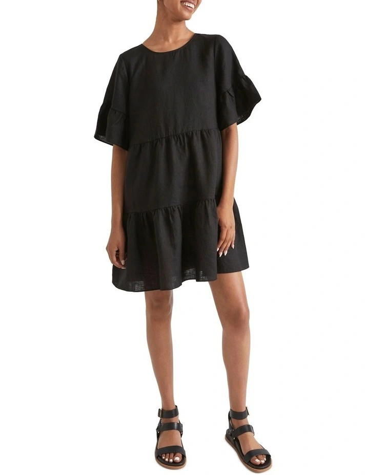 Core Linen Mini Dress 1 Core Linen Mini Dress