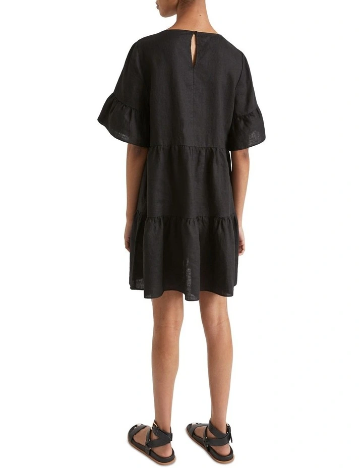 Core Linen Mini Dress 2 Core Linen Mini Dress - Image 2