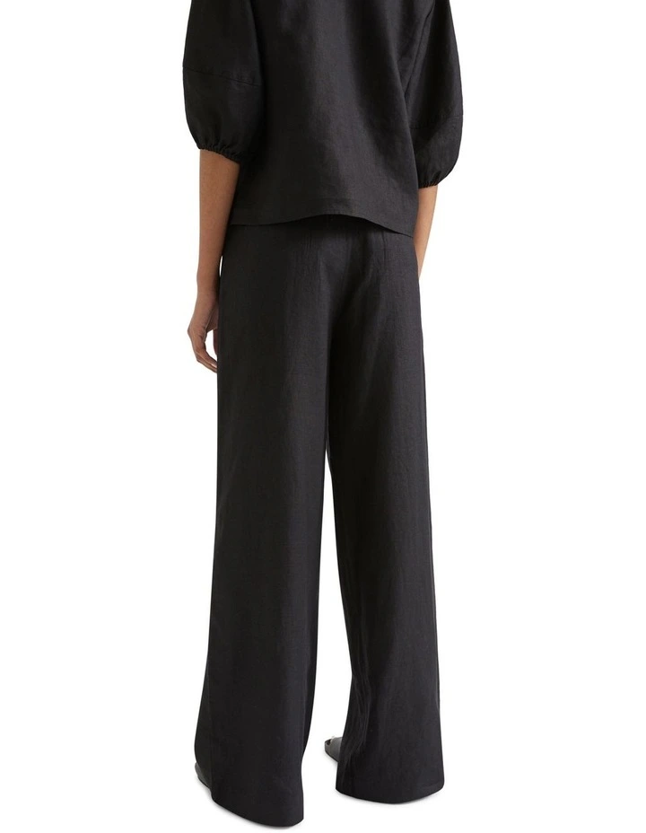 Core Linen Waisted Pant 4 Core Linen Waisted Pant - Image 4