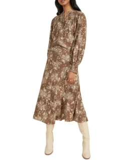 Floral Smocked Yoke Blouse