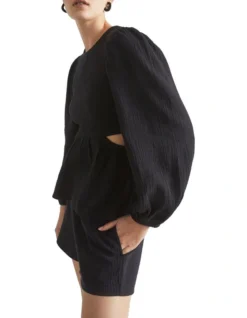 Cheesecloth Shirred Bodice Top 6 Cheesecloth Shirred Bodice Top -Heritage 927442180 927419140 3 720x928