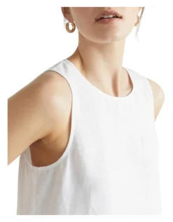 Core Linen Midi Dress In Whisper White -Heritage 927442630 927424720 4 720x928