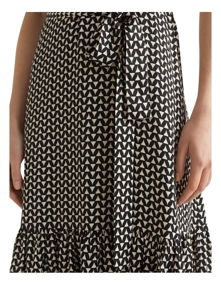 Geo Twill Midi Dress 2 Geo Twill Midi Dress - Image 2