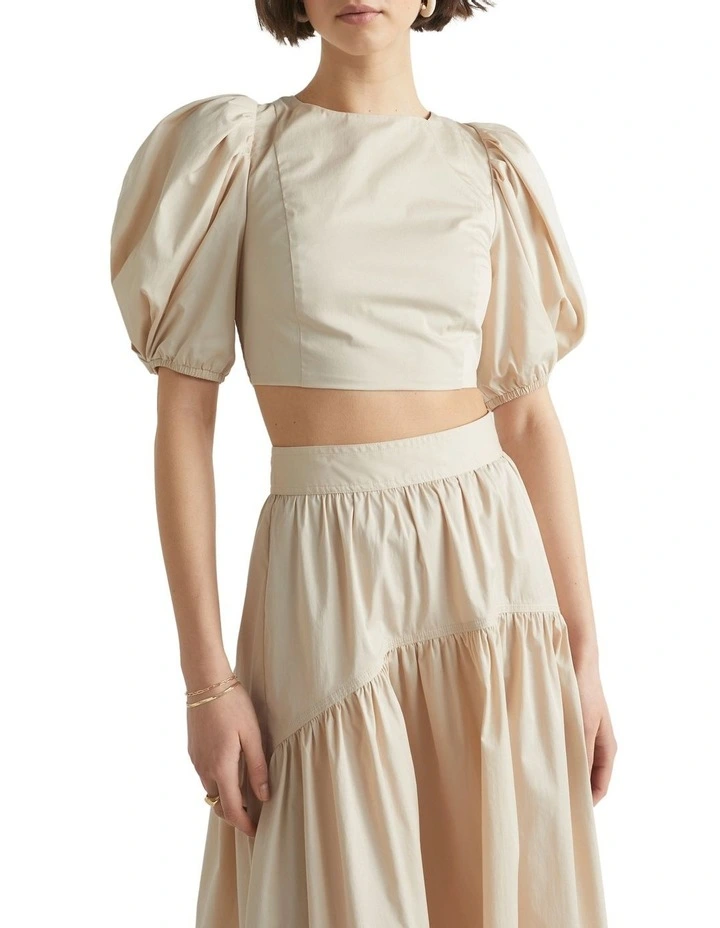 Sateen Tie Back Top 3 Sateen Tie Back Top - Image 3