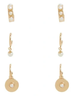 Heritage 31 3 Pack Pearl Earrings