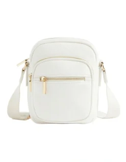 Logo Camera Bag In Cream