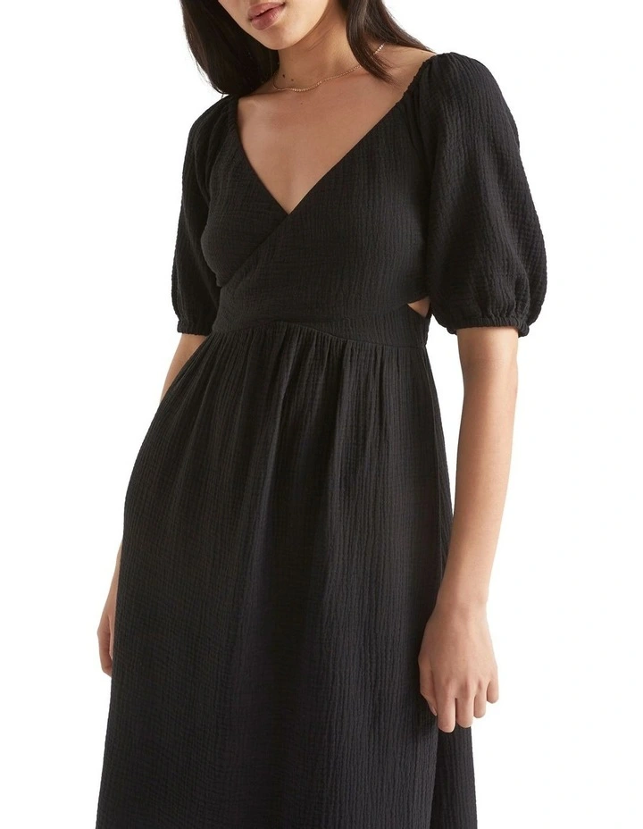 Cheesecloth Cross Front Maxi Dress 3 Cheesecloth Cross Front Maxi Dress - Image 3