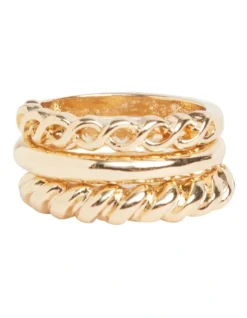 Stacking Rings In Gold