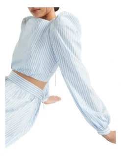 Poplin Stripe Top -Heritage 934883470 3 720x928