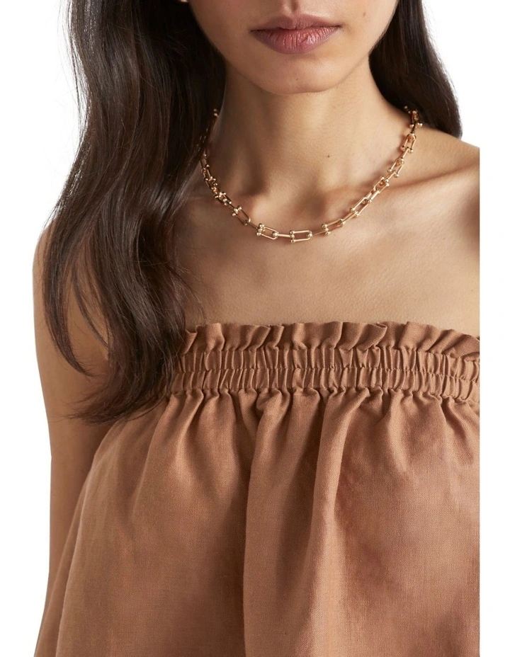 Linen Strapless Top 3 Linen Strapless Top - Image 3