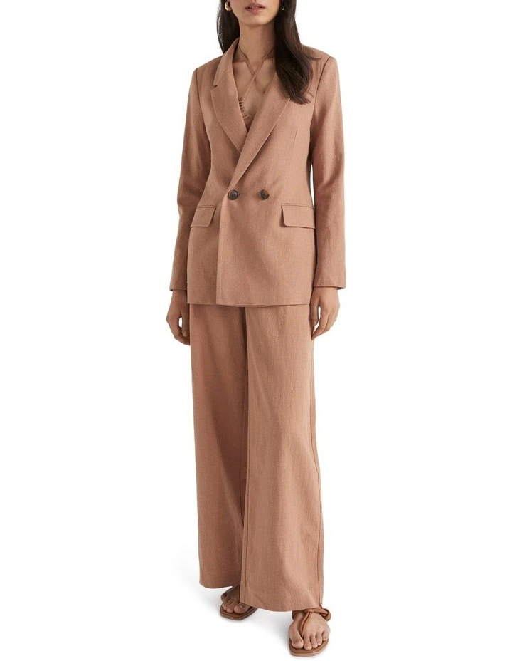 Ramie Cotton Longline Blazer 2 Ramie Cotton Longline Blazer - Image 2