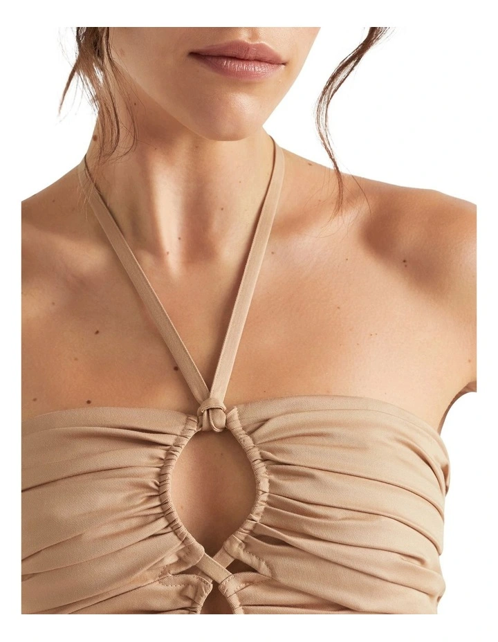 Tailored Halter Midi Dress 2 Tailored Halter Midi Dress - Image 2