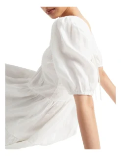 Linen Tie Back Mini Dress -Heritage 937923130 937891270 4 720x928