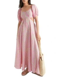 Voile Floral Off Shoulder Maxi Dress -Heritage 937923220 3 720x928