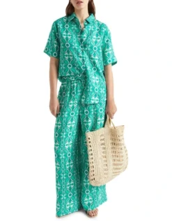 Linen Retro Short Sleeve Shirt