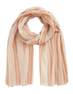 Cotton Stripe Scarf