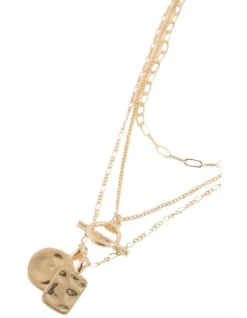 Layered Chain Necklace 5 Layered Chain Necklace -Heritage 939694330 3 720x928