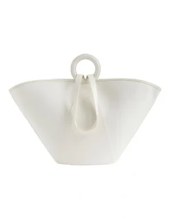 Textured Top Handle Tote