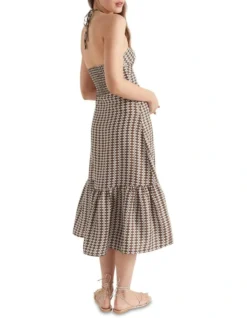 Linen Geo Halter Midi Dress -Heritage 939763810 4 720x928