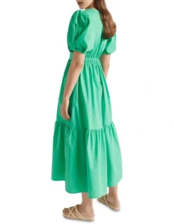 Poplin Waisted Maxi Dress -Heritage 939764080 4 720x928