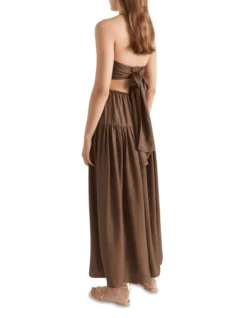 Satin Cut Out Maxi Dress -Heritage 939764260 4 720x928