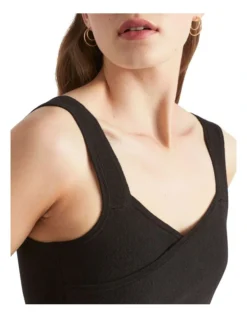 Cross Front Knit Top In Black 6 Cross Front Knit Top In Black -Heritage 941574700 941573530 3 720x928