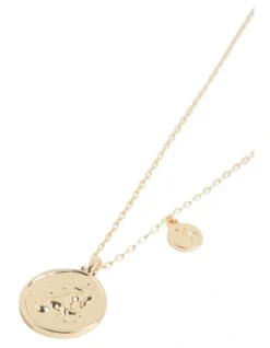 Capricorn Zodiac Necklace In Gold -Heritage 941752810 3 720x928