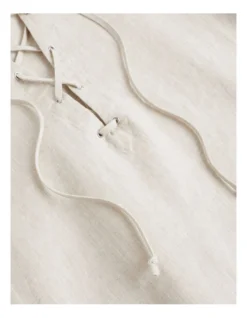 Linen Tie Up Kaftan 5 Linen Tie Up Kaftan -Heritage 943257970 943253560 3 720x928