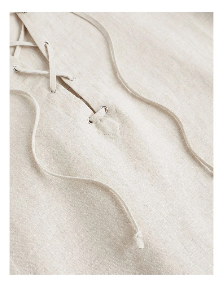 Linen Tie Up Kaftan 3 Linen Tie Up Kaftan - Image 3