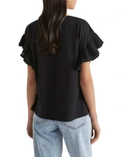 Textured Trim Flutter Tee -Heritage 943326010 943320250 4 720x928
