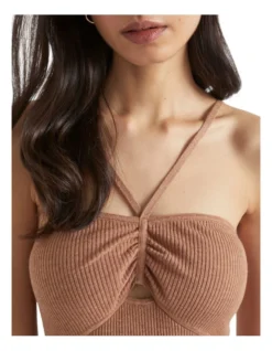 Marle Knit Halter Neck Dress -Heritage 943326460 3 720x928