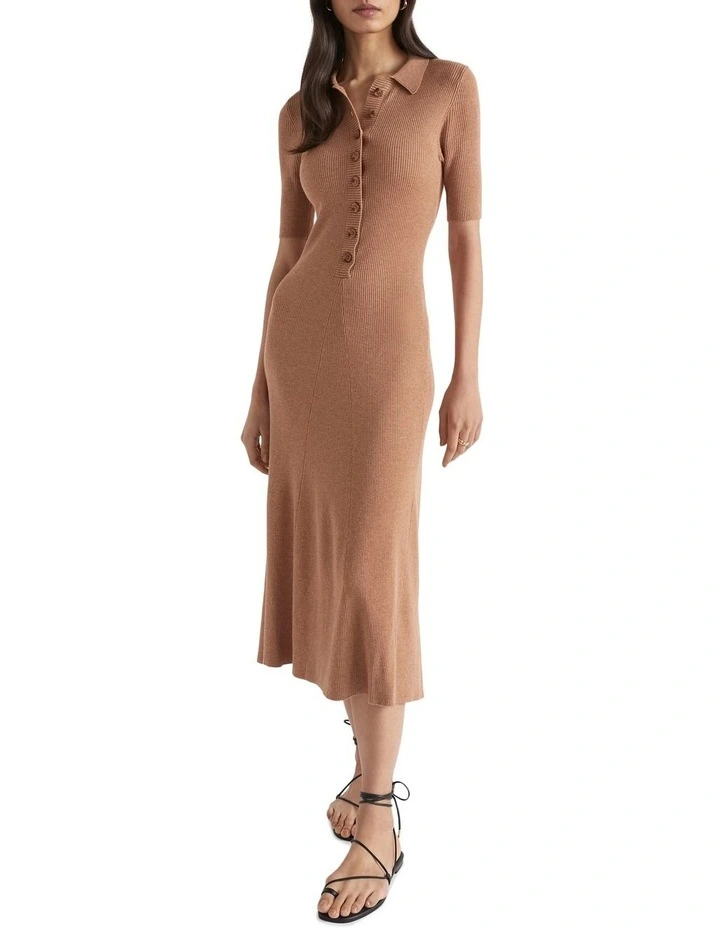 Marle Knit Polo Button Down Dress 1 Marle Knit Polo Button Down Dress