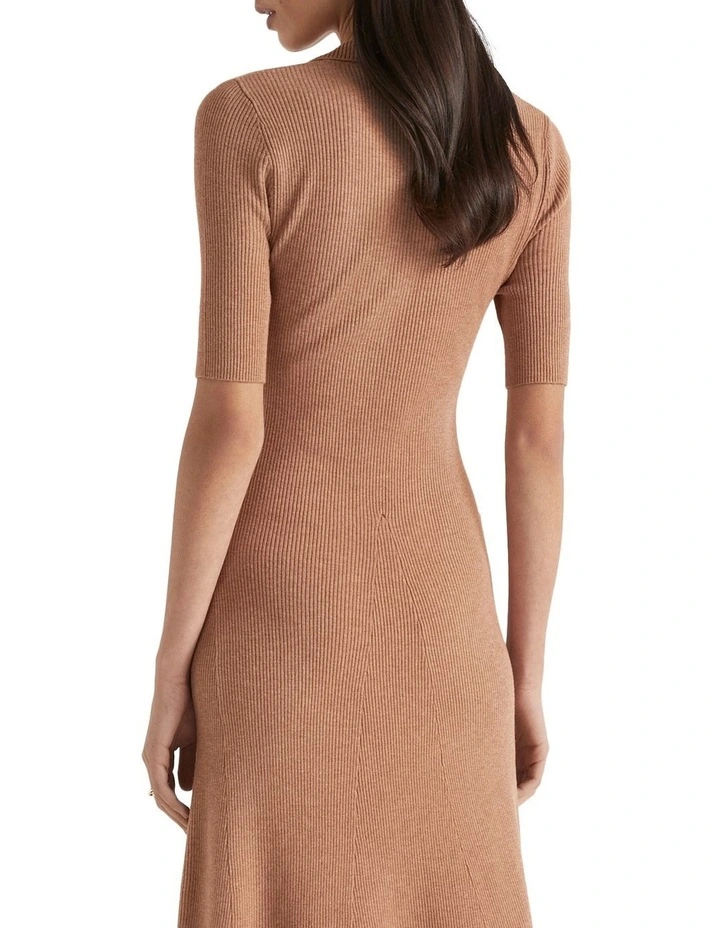 Marle Knit Polo Button Down Dress 4 Marle Knit Polo Button Down Dress - Image 4