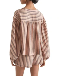 Stripe Voile Tie Short -Heritage 943698070 943684930 4 720x928