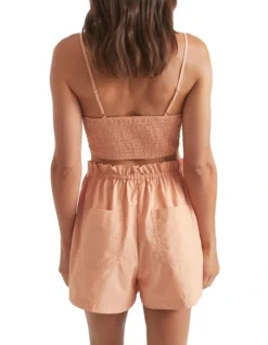 Poplin Bralette In Peach Bloom -Heritage 943698970 4 720x928