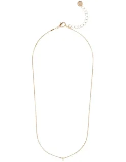 Initial I Necklace In Gold