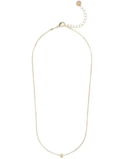 Initial 'O' Necklace In Gold